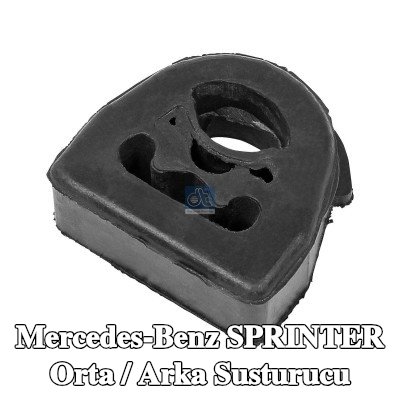 DT Spare Parts Orta / Arka susturucu — Mercedes-Benz Sprinter