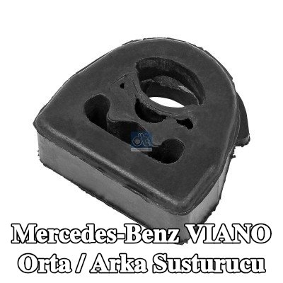 DT Spare Parts Orta / Arka susturucu — Mercedes-Benz Viano