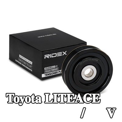 RIDEX بكرة الانحراف/التوجيه, V-ribbed belt Outer Diameter: 73, 00mm — Toyota Liteace