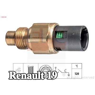 EPS مفتاح درجة الحرارة, مصباح تحذير سائل التبريد صنع في إيطاليا - مكافئ للمعدات الأصلية — Renault 19