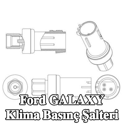 MAHLE Conta halkalı klima basınç şalteri — 2012 Ford Galaxy