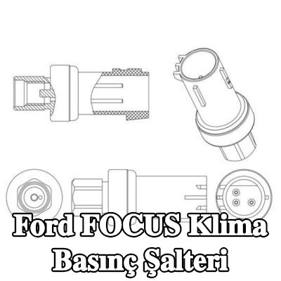 MAHLE Conta halkalı klima basınç şalteri — 2012 Ford Focus