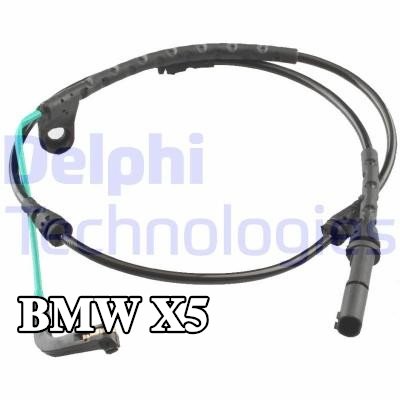 DELPHI مجموعة ملامسات التحذير، تآكل وسادات الفرامل — 2012 BMW X5