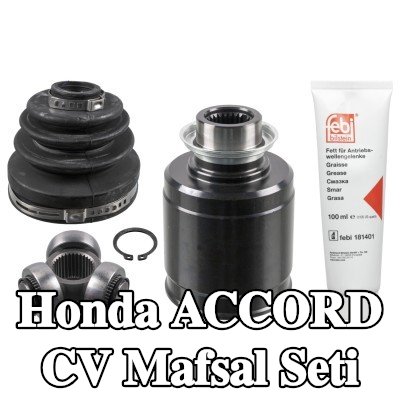 FEBI BILSTEIN Sağ ön aks CV mafsal kiti, şanzıman tarafında, somunlu, gres ile — 2002 Honda Accord