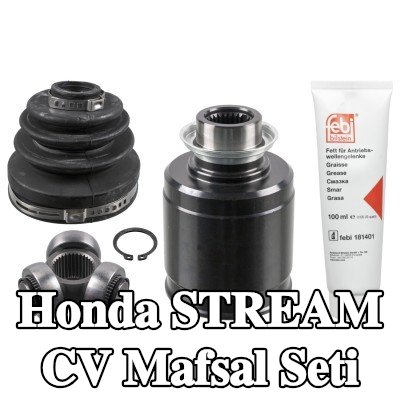 FEBI BILSTEIN Sağ ön aks CV mafsal kiti, şanzıman tarafında, somunlu, gres ile — 2002 Honda Stream