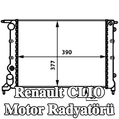 MAHLE Motor radyatörü — 1997 Renault Clio