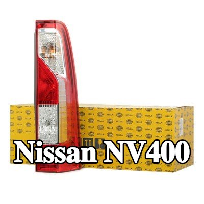HELLA المصباح الخلفي الأيمن, مع لمبات — Nissan Nv400