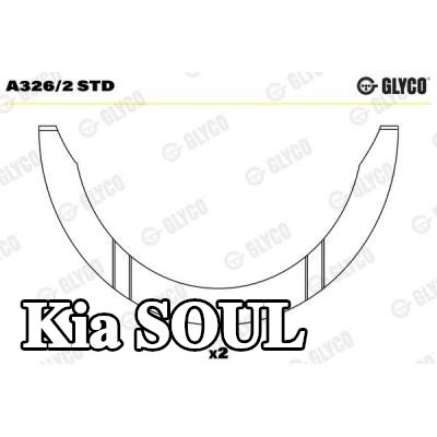 GLYCO صامولة الدفع، العمود المرفقي — Kia Soul
