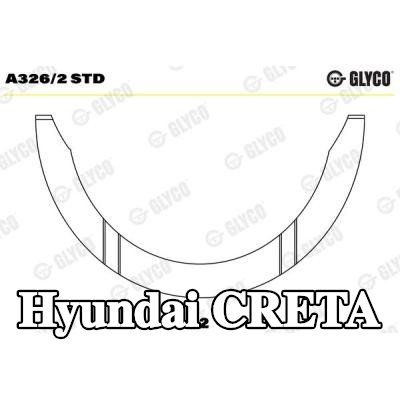 GLYCO صامولة الدفع، العمود المرفقي — Hyundai Creta