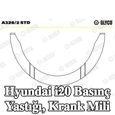 GLYCO Basınç Yastığı, krank mili — Hyundai i20