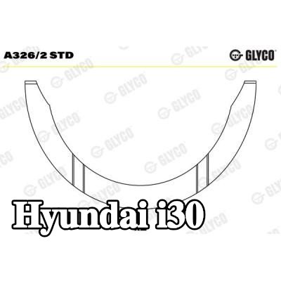 GLYCO صامولة الدفع، العمود المرفقي — Hyundai i30