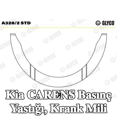 GLYCO Basınç Yastığı, krank mili — Kia Carens