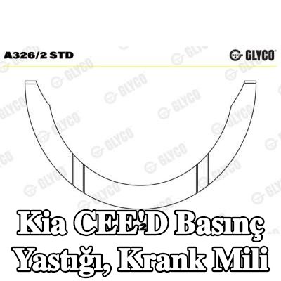 GLYCO Basınç Yastığı, krank mili — Kia Cee'd