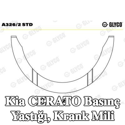 GLYCO Basınç Yastığı, krank mili — Kia Cerato