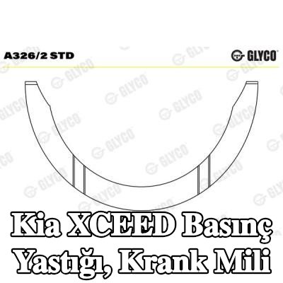 GLYCO Basınç Yastığı, krank mili — Kia Xceed