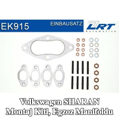 LRT Montaj Kiti, egzoz manifoldu — 1995 Volkswagen Sharan