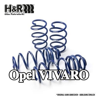 H&R مجموعة التعليق، نوابض لولبية — Opel Vivaro
