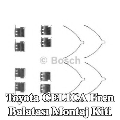 BOSCH Fren balatası montaj kiti — 1997 Toyota Celica