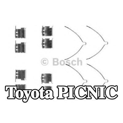 BOSCH طقم تركيب وسادات الفرامل — Toyota Picnic