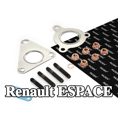 RIDEX مجموعة التثبيت, الشاحن مع الحشيات/الأختام, مع دليل التركيب — 2012 Renault Espace
