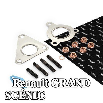 RIDEX مجموعة التثبيت, الشاحن مع الحشيات/الأختام, مع دليل التركيب — 2004 Renault Grand Scénic