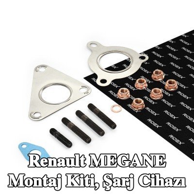 RIDEX Montaj Kiti, conta/sızdırmazlık elemanları ile şarj cihazı, montaj kılavuzu ile — 2002 Renault Megane