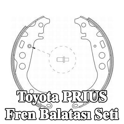 ABE Arka aks fren pabucu seti, 200mm — Toyota Prius