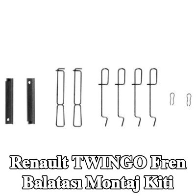 BOSCH Fren balatası montaj kiti — 2002 Renault Twingo