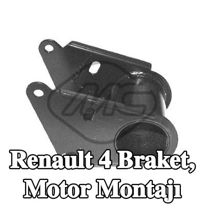 Metalcaucho Braket, motor montajı — Renault 4