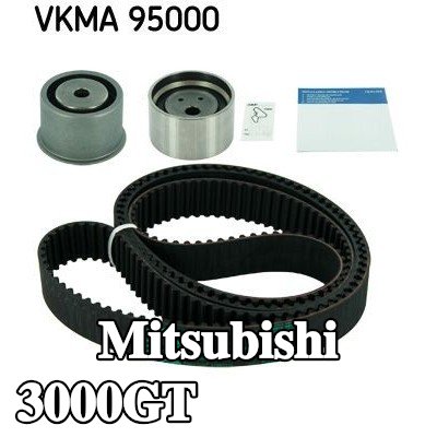 SKF مجموعة حزام التوقيت عدد الأسنان: 257 — Mitsubishi 3000gt