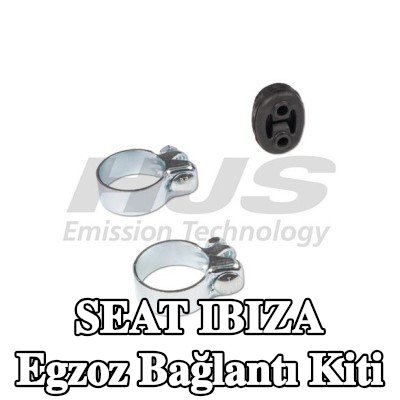HJS Kelepçeli egzoz bağlantı kiti — SEAT Ibiza