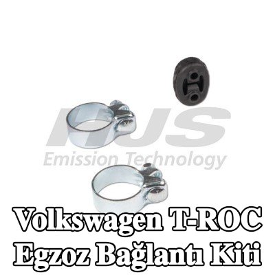 HJS Kelepçeli egzoz bağlantı kiti — Volkswagen T-roc