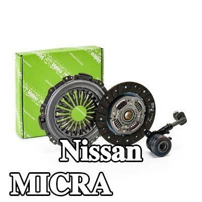 VALEO طقم القابض KIT3P (CSC), بدون مستشعر, مع أسطوانة تابعة مركزية — 2003 Nissan Micra