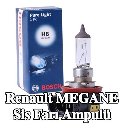 BOSCH Sis farı ampulü — Renault Megane