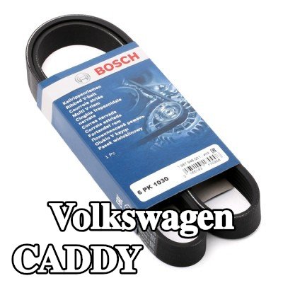 BOSCH حزام سيربنتين 1030mm, Number of ribs: 6 — Volkswagen Caddy