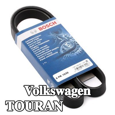 BOSCH حزام سيربنتين 1030mm, Number of ribs: 6 — Volkswagen Touran