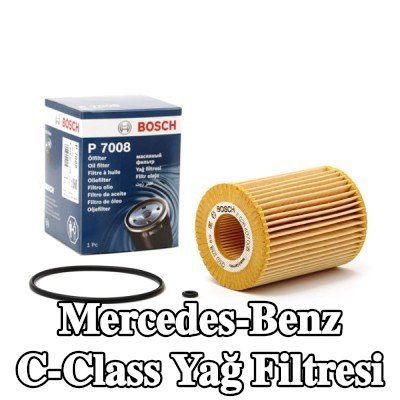 BOSCH Contalı/sızdırmazlık elemanlı yağ filtresi — 2012 Mercedes-Benz C-Class