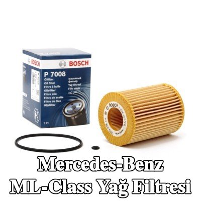 BOSCH Contalı/sızdırmazlık elemanlı yağ filtresi — Mercedes-Benz ML-Class