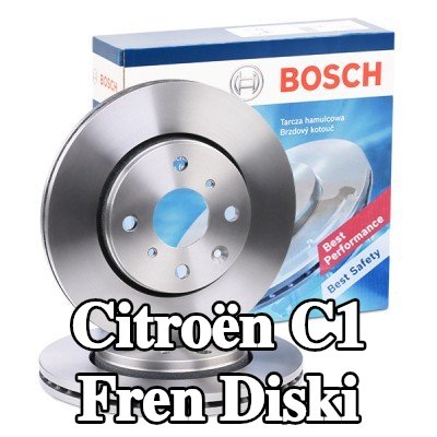 BOSCH Fren diski Dış Çap: 247mm, Havalandırmalı, içten havalandırmalı, Yağlanmış — Citroën C1