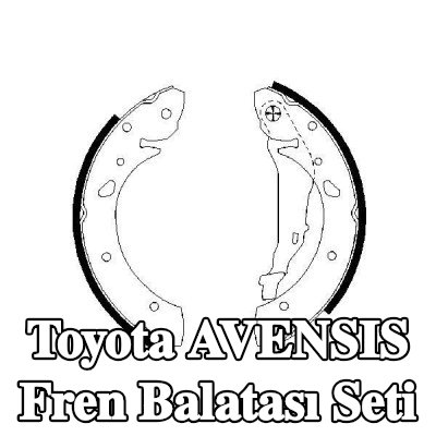BOSCH Fren Balatası Seti — 2000 Toyota Avensis