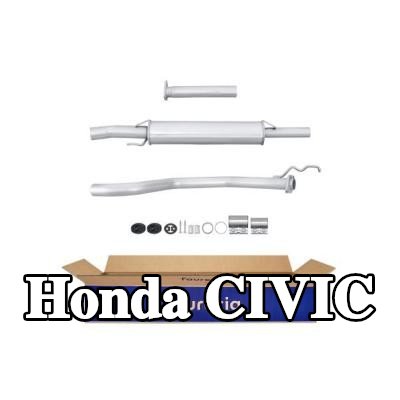 HELLA كاتم صوت وسط مع قطع التثبيت — 2000 Honda Civic
