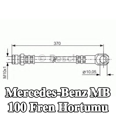 BOSCH Fren hortumu 350mm — 1990 Mercedes-Benz Mb 100