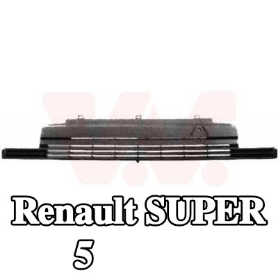 VAN WEZEL شبكة المبرد باللون الأسود — Renault Super 5