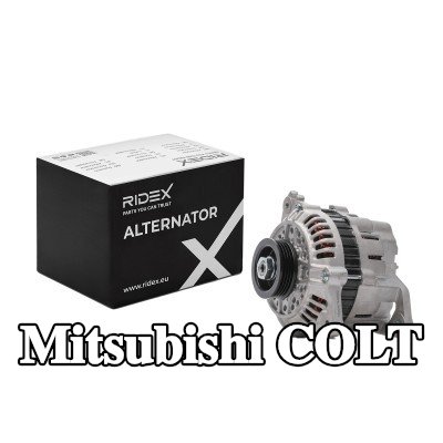 RIDEX مولد التيار المتردد 90A, مع منظم مدمج — 1990 Mitsubishi Colt