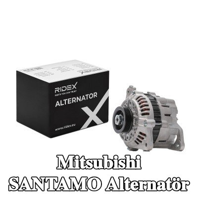 RIDEX Alternatör 90A, entegre regülatörlü — Mitsubishi Santamo