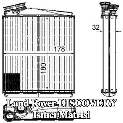 MAHLE Aksesuarları dahil ısıtıcı matrisi, gergi elemanı ile — Land Rover Discovery