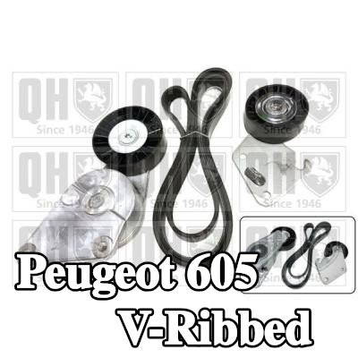 QUINTON HAZELL مجموعة أحزمة V-Ribbed — Peugeot 605