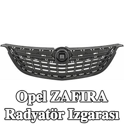 DIEDERICHS Radyatör ızgarası, siyah — Opel Zafira