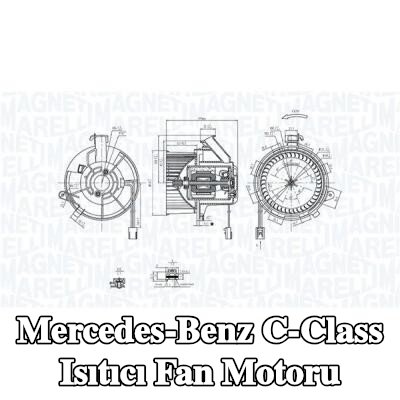 MAGNETI MARELLI Isıtıcı fan motoru — Mercedes-Benz C-Class
