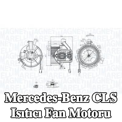 MAGNETI MARELLI Isıtıcı fan motoru — Mercedes-Benz Cls
